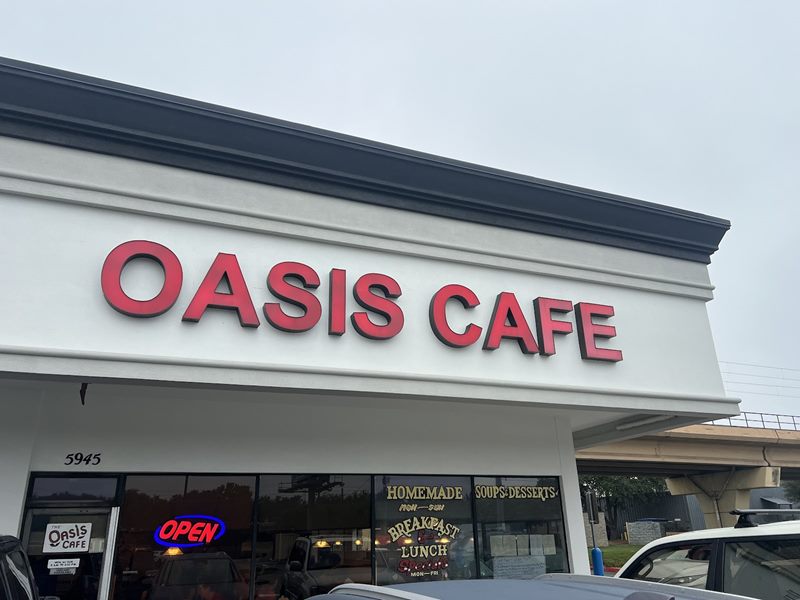 The Oasis Cafe Dallas exterior